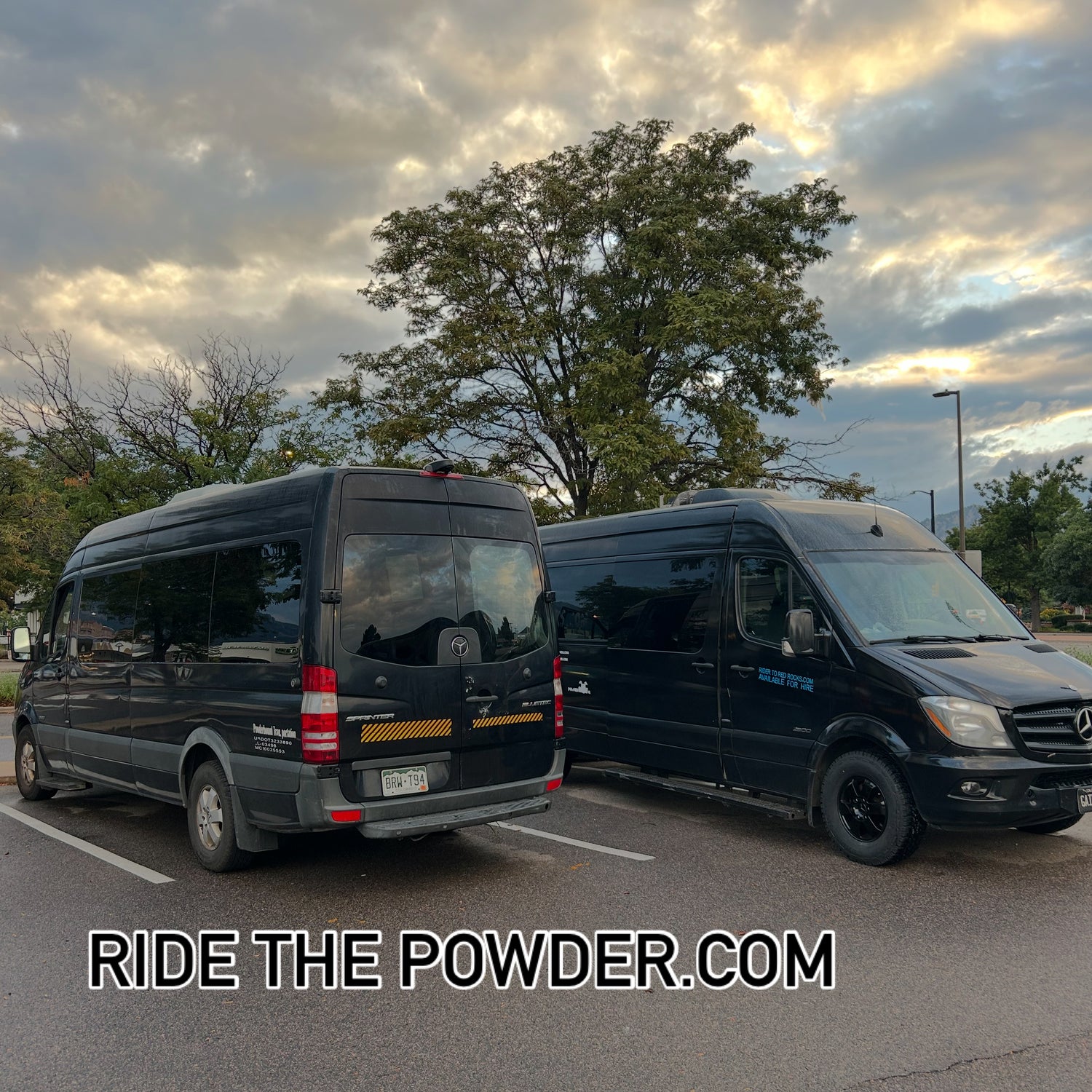 Powderhound mercedes ben sprinter vans