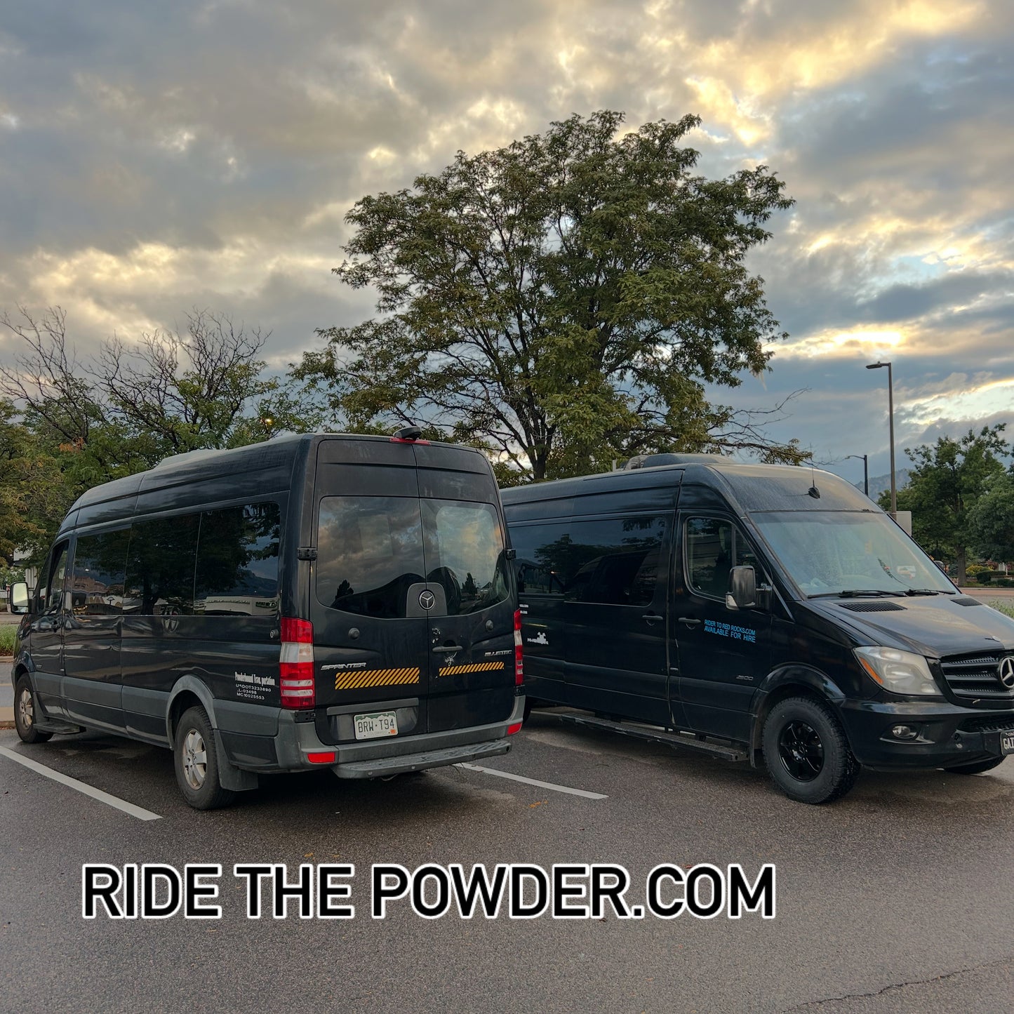 Powderhound mercedes ben sprinter vans